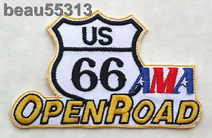 �AMA AMERICAN MOTORRAD ASSOCIATION US ROUTE 66 OFFENE STRASSENWESTE JACKE AUFNÄHER - Bild 1 von 1