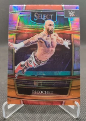 2022 Panini Select WWE Purple & Orange Prizm #26 Ricochet wrestling card - Image 1 of 2