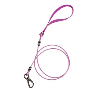 Heavy Duty Dog Leash 4/6Ft Chew Proof Metal Cable Padded Handle for Large Dogs - Picture 1 of 6