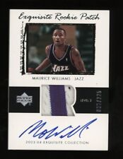2004 UD Exquisite Maurice Williams RPA RC Rookie Patch AUTO 36/225
