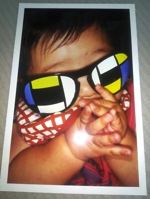 MARTIN PARR 'Baby in Mondrian Sunglasses' 2005 SIGNED Limited Edition Photograph - Image 1 of 4