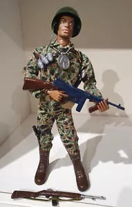 Gi Joe Vintage 1964-70 Black AT Marine, Early TM Gear, Mint, Excellent! - Picture 1 of 14