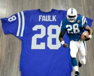 WOW!  AUTHENTIC VINTAGE MARSHALL FAULK JERSEY 52 2XL WILSON PRO LINE FITS AS XL! - Picture 1 of 13