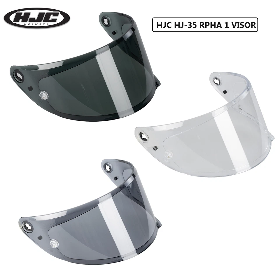 HJC RPHA 1 HJ-35 Motorcycle Motorbike Helmet Pinlock Ready Visor Clear Smoke