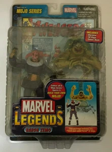 DE COLECCIÓN MARVEL LEGENDS DESENMASCARADO BARÓN ZEMO MOJO SERIE BAF TOYBIZ 2006 NUEVO - Imagen 1 de 2
