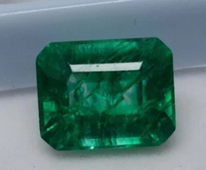 8.85 Ct Natural Emerald Loose Gemstone For Jewelry Making / Emerald Stone For Pe - Picture 1 of 4