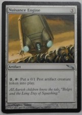 MAGIC THE GATHERING MTG 2003 MIRRODIN NUISANCE ENGINE ARTIFACT CARD