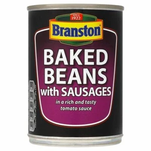 Branston Baked Beans mit Würstchen (405g) - 2er Pack - Bild 1 von 1