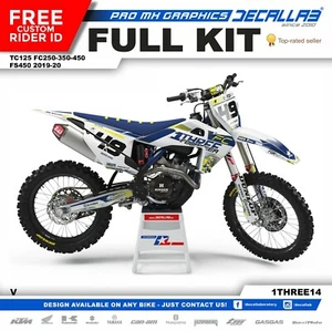 HUSQVARNA FC TC FS 2019 2020 durable MX Graphics Decals Stickers Decallab - Picture 1 of 3