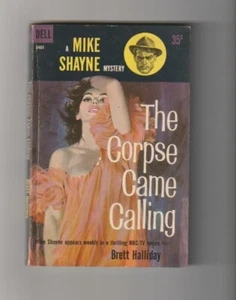 K286 Corpse Came Calling D401 Dell B. Holiday M. Shane Vintage Paperback Book - Picture 1 of 3
