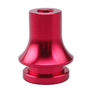 RED SHIFT KNOB BOOT RETAINER/ADAPTER FOR MANUAL GEAR SHIFTER LEVER 10X1.5 - Picture 1 of 5