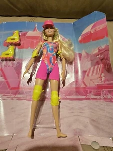2023 Barbie The Movie INLINE SKATING Blonde Barbie - Picture 1 of 6