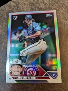 2023 Topps Update Rainbow Foil #US111 Thaddeus Ward Washington Nationals Card RC