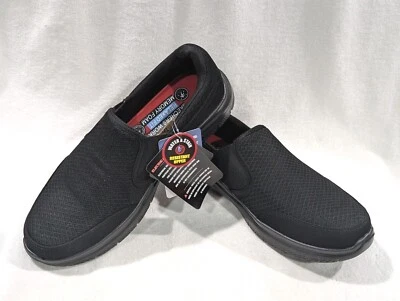 Skechers Flex Advantage SR McAllen Black Men's Slip-On Work Shoes-Asst Sizes NWB - Image 1 of 4