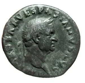 Vespasian AR Denarius. Rome, AD 70. - Picture 1 of 2