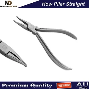 Dental How Plier Straight Archwire Holding Adjusting Band Seating Orthodontic CE - Picture 1 of 4