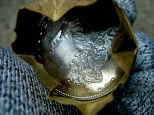 Dólar de plata Morgan 1880-p blanco explosivo sin circular de un rollo original se clasificará - Imagen 1 de 1