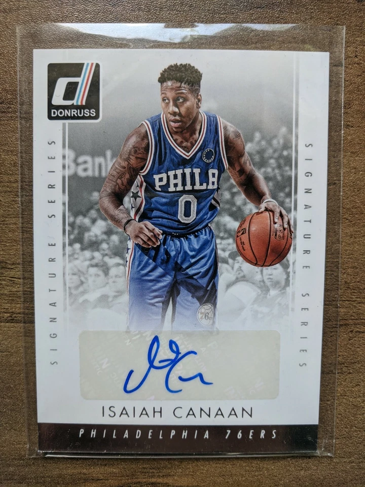 Isaiah Canaan 2015-16 NBA Panini Donruss Basketball Autograph Card - Image 1 of 2