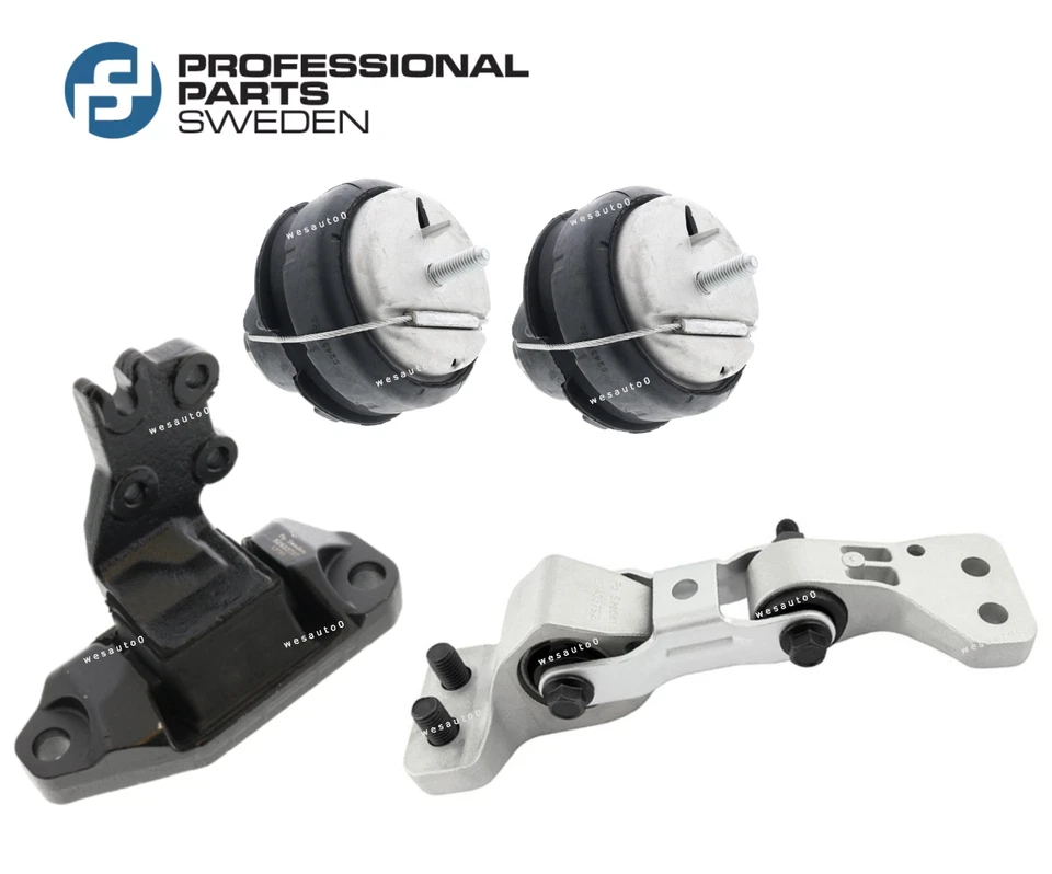 Montaje de subchasis de montaje de motor delantero trasero derecho inferior 4 piezas OES para Volvo XC90 3,2 L Foto 1 de 1