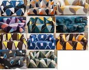 1/2/3 Seater Elastic Sofa Covers Husse Sofa Stretch Floral Sofa Protection - Picture 1 of 25