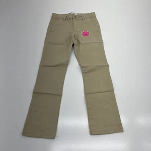 The Childrens Place Sandy Beige Uniform Skinny Chino Pants Girls Size 8 NEW - Picture 1 of 6