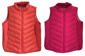 Neu Damen Weste Steppweste Bodywarmer mit Taschen Gr.46 50 52 54 56 58 A4 - Bild 1 von 5