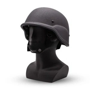 Black GA2 Level Bulletproof Helmet M88 Non-Metallic PE Helmet Outdoor Training - Picture 1 of 6