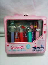 Hello Kitty Pez Set In Limited Edition Tin Lunch Box 1st Boxed Set From 2006 