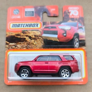 MATCHBOX short card MBX 70 YEARS TOYOTA 4RUNNER RED - Picture 1 of 1
