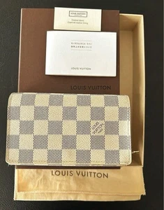 Louis Vuitton Damier Azur Portefeuille Tresor Folding - Picture 1 of 11