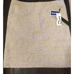 Falda para mujer Dalia Collection beige mezcla lana talla 10 nueva con etiquetas - Imagen 1 de 9