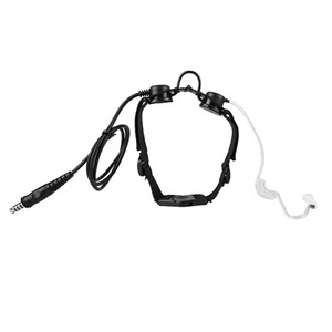 Z Tactic Throat Mic Z003 Headphones With Waterproof PTT For UV 5R UV FY - Picture 1 of 12