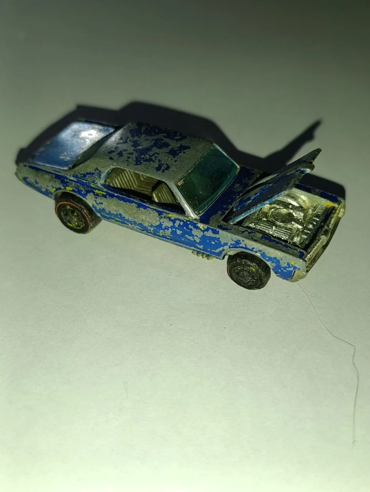 Hot Wheels Redline Custom Cougar 1967 Blue HK Dark Interior - Image 1 of 4