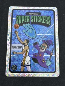 2025 Veefriends Manga Super Stickers Stephen Curry Willful Wizard Blue - Picture 1 of 2