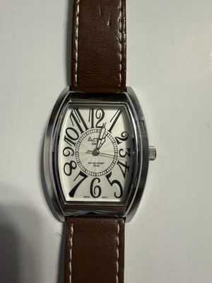 Activa Watch Brown Pat #495494 New Battery - Image 1 of 4