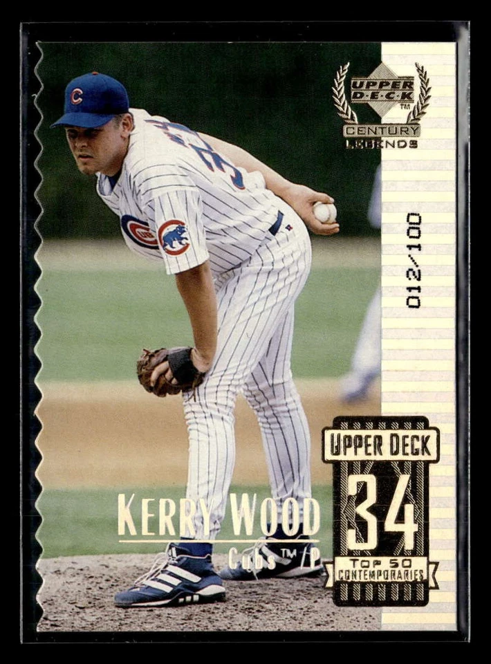 1999 Upper Deck Century Legends #84 Kerry Wood Century Collection /100 U3245 - Image 1 of 2