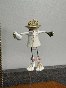 Dept 56 Patience Brewster Halloween "Evil Dr. Froggy" Spooky Mini Ornament mit Etikett - Bild 1 von 5