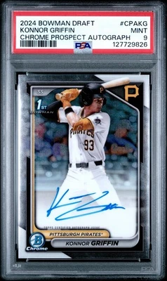 2024 Bowman Draft - Chrome Prospect Autographs Konnor Griffin #CPA-KG (AU, RC) - Image 1 of 3