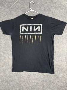 Vintage 2000s Nine Inch Nails NIN Black T-shirt Size XL - Picture 1 of 8
