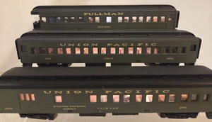 SET 3 LIGHTED INTERIOR DETAILS HO Lifelike Scene Master UP Pullman Passenger Car - Picture 1 of 12