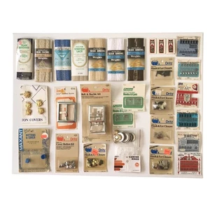 Posten Vintage Nähen Beschläge Dritz Prims Haken Ösen Schlaufen Schnalle Knopf Abdeckungen - Bild 1 von 16