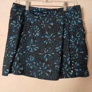 L.L.Bean Skort Size M EUC Blue - Picture 1 of 8