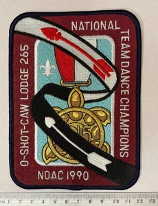 OA Lodge 265 O-Shot-Caw 1990 Noac National Team Dance Jacket Patch WWW Scouts - Foto 1 di 2