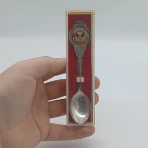 WALT DISNEY STUDIOS VERSILBERTER SAMMLERSTÜCK MICKEY MOUSE LÖFFEL 1992 - Bild 1 von 4
