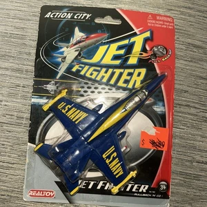 RealToy Wings Action City Diecast Jet Fighter U.S. Navy - #18304 - NEW - Picture 1 of 3