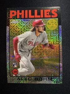 Alec Bohm 2021 Topps Chrome 1986 Silver RC Philadelphia Phillies #86TC-51 - Picture 1 of 2