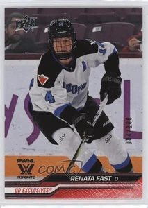 2024 Upper Deck PWHL 1st Edition Exclusives /100 Renata Fast #33 Rookie RC - Picture 1 of 4
