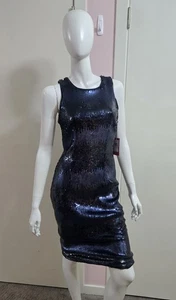 Vince Camuto Women's Sequined Dress Sapphire Sheen Size 2 NWT $179 Blue Ombre - Picture 1 of 8