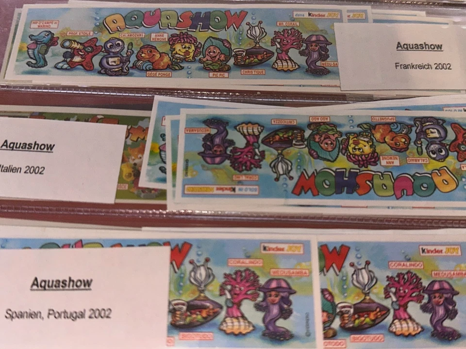 Beipackzettel Aqualand / Aquashow International - zum aussuchen - - Bild 1 von 1
