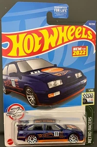 HOT WHEELS '87 FORD SIERRRA COSWORTH BLUE  33/250. SEE COMBINED OFFERS! - Picture 1 of 1